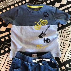 Mini Boden T Shirt 3-4Y, Splendid Shorts 2T Boys
